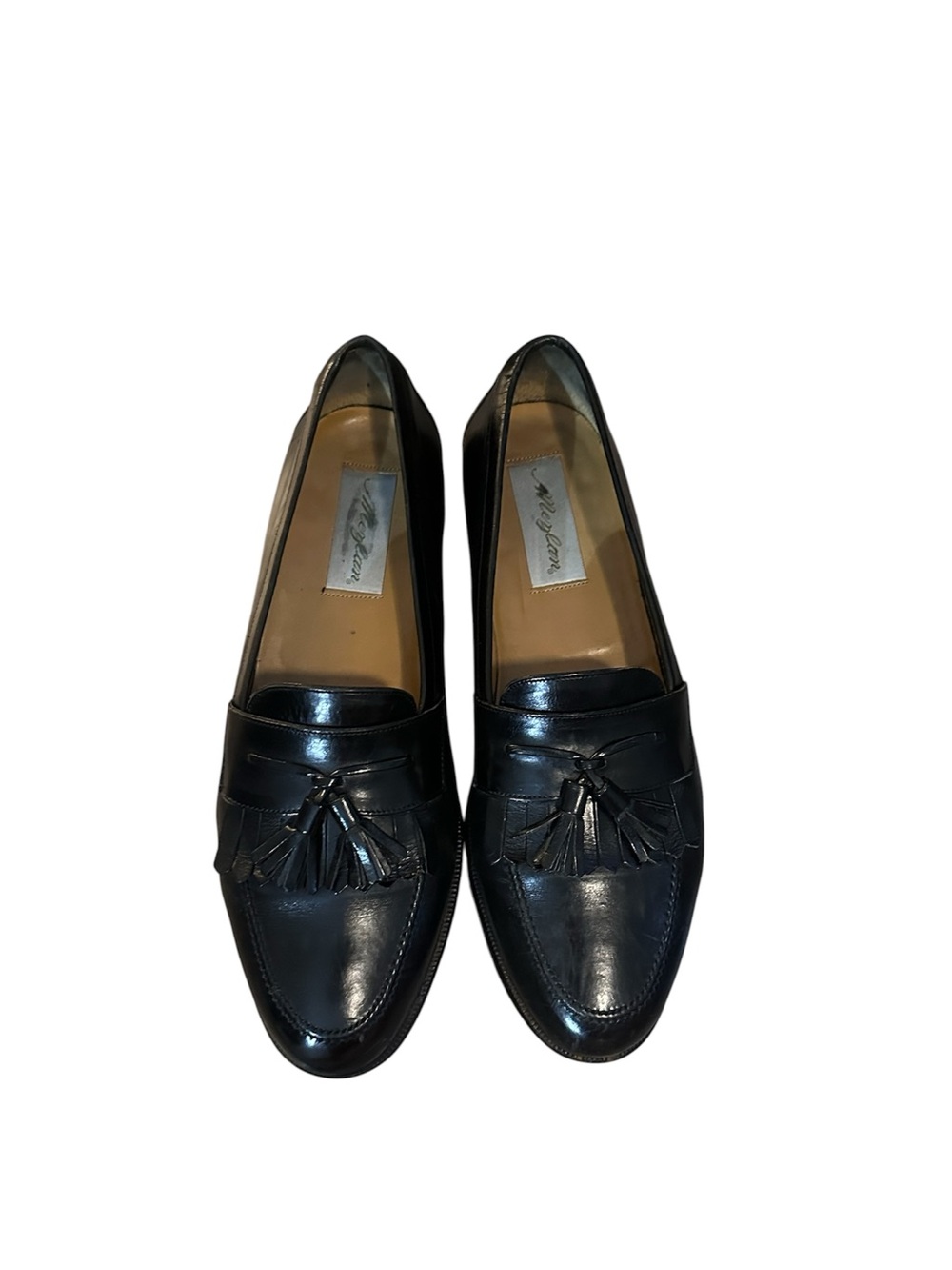 Mezlan Santander Loafers black tassel sz 9.5 - Picture 4 of 6